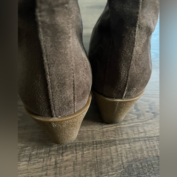 Suede wedge boots - Picture 3 of 7